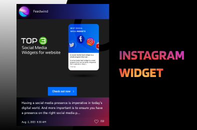 Create an Instagram widget