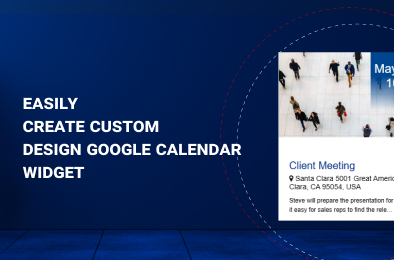 Google Calendar widget customization using CSS