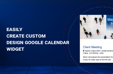 Add Google Calendar Widget To Any Website | FeedWind