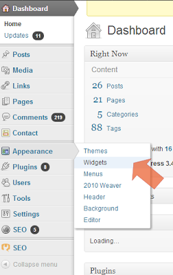 wordpress rss widget