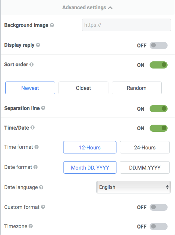 Advanced Tweet Options