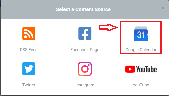 Create Google Calendar RSS Feed Widget | FeedWind