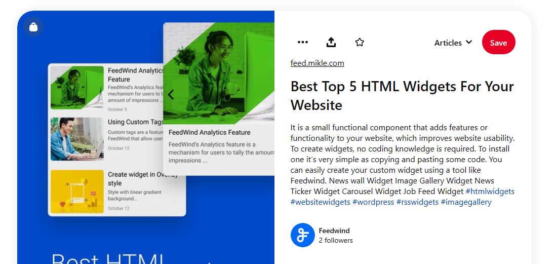 Best Practices: Pinterest Widget to Boost Engagement | FeedWind