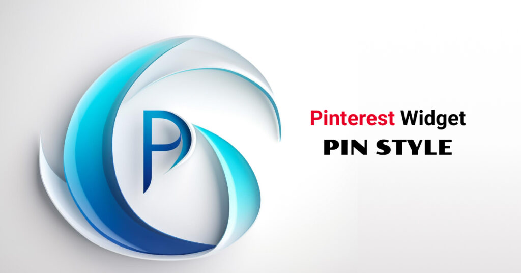 Pinterest widget pin style