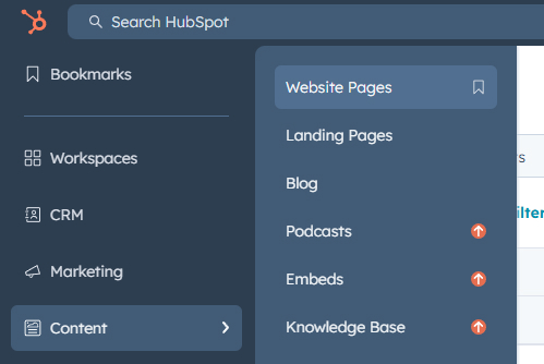 feedwind-hubspot-integration-select-webpage